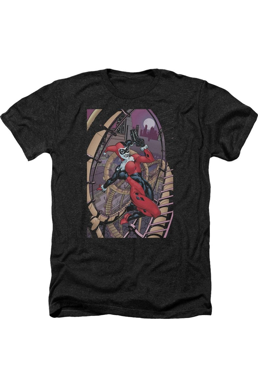 

Футболка Batman Harley First Adult Heather Gildan, черный