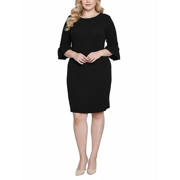 

Платье 3/4 с жемчужными деталями Plus size Ny Collection