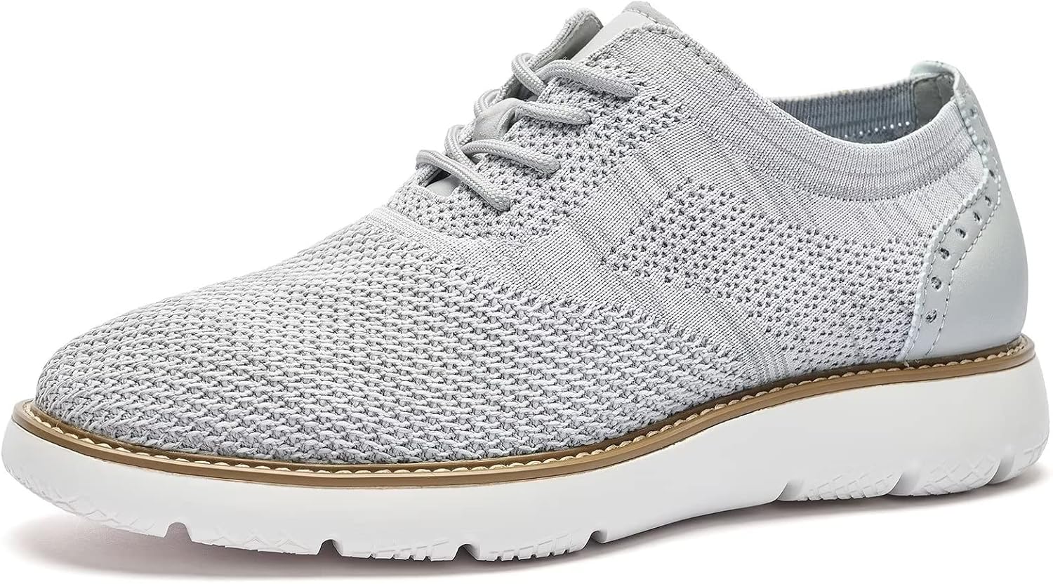 

Мужские повседневные кроссовки и классические туфли - комфортные классические кроссовки с сетчатой текстурой, легкие, дышащие, формальные оксфорды для бизнеса Ryika, Mixgrey