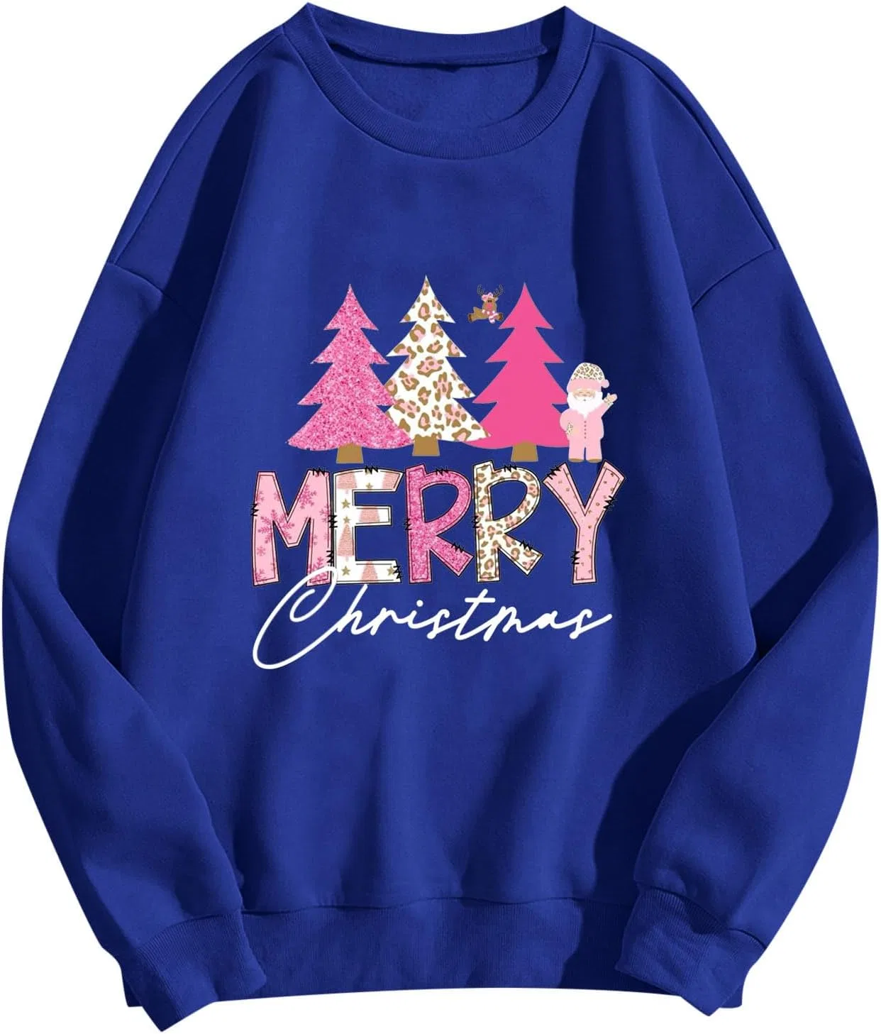 Толстовка свободная Women's Sweatshirt, синий — фото 4