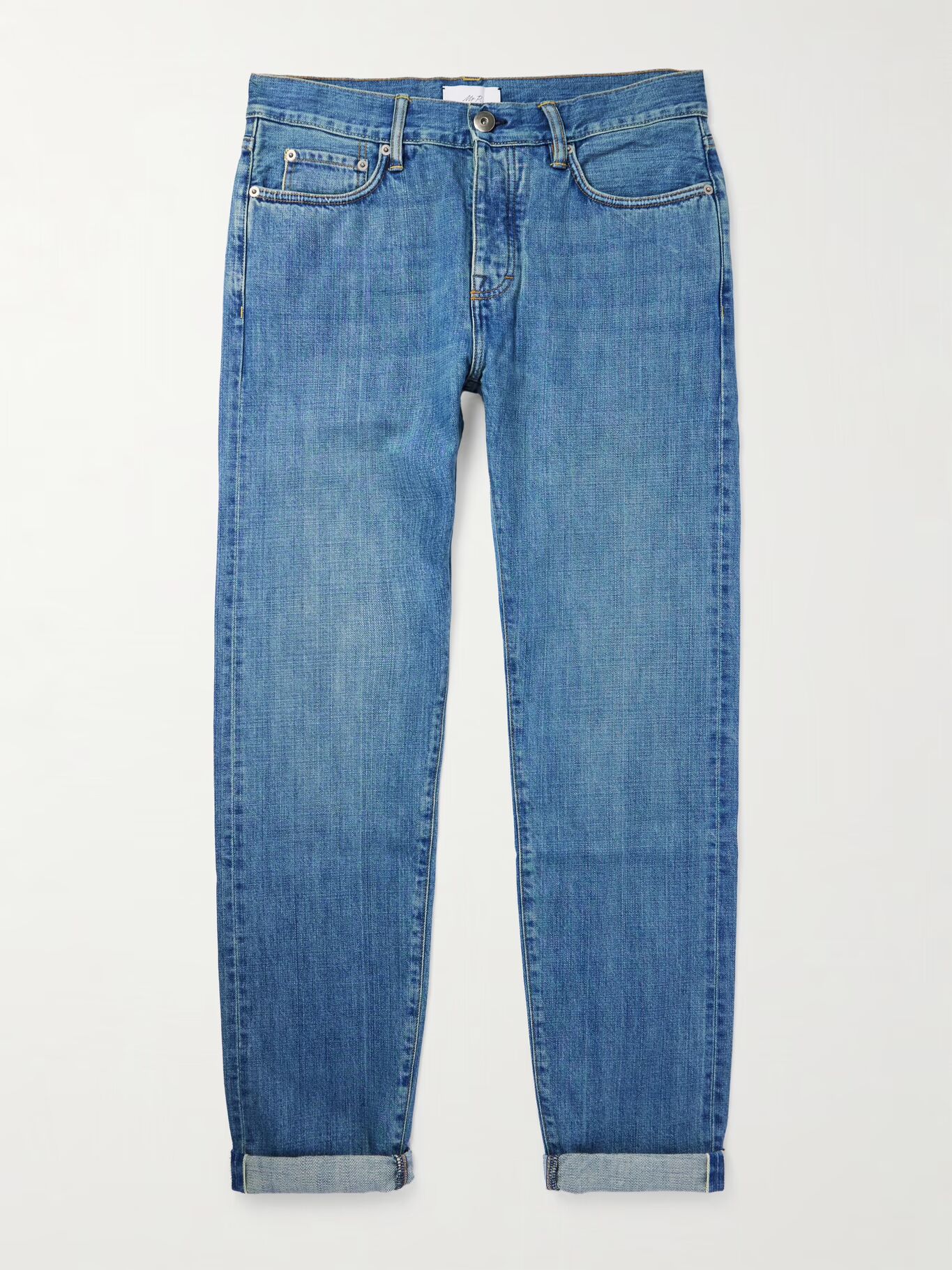 

Джинсы Slim-Fit Organic Selvedge MR P., синий