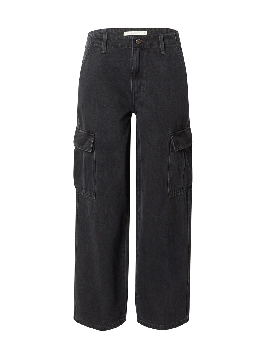 

Мешковатые джинсы-карго LEVI'S 94 Baggy Cargo, черный деним