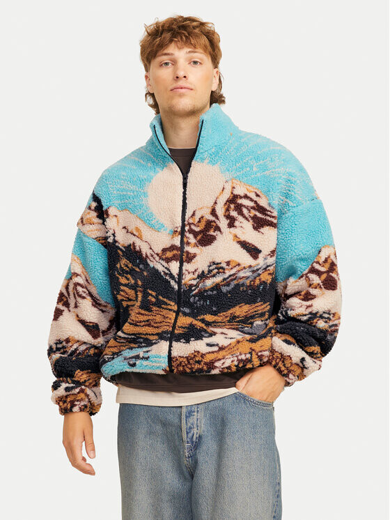 

Флисовая куртка свободного кроя Jack&Jones, синий