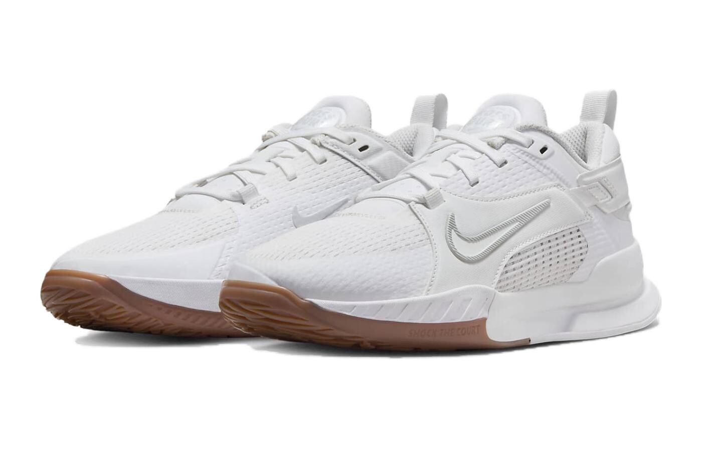 Кроссовки для баскетбола Crosscourt Kids Kids Low-top White Nike, белый — фото 3