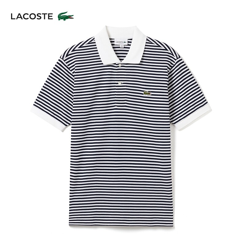 

Футболка мужская Lacoste в полоску, черный