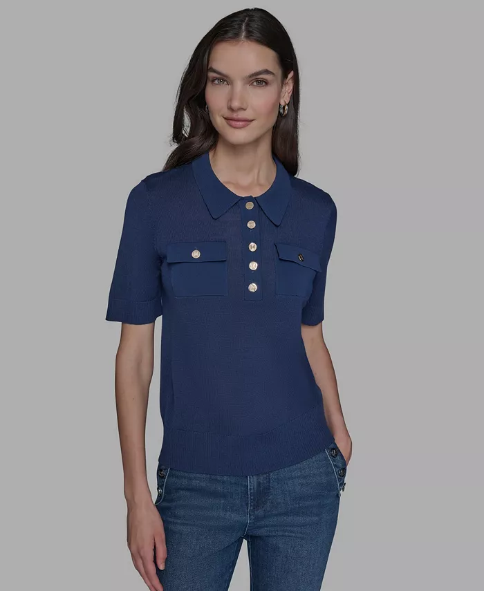 

Женский короткий рукав кардиган, P/XS-XL Karl Lagerfeld Paris, мультиколор