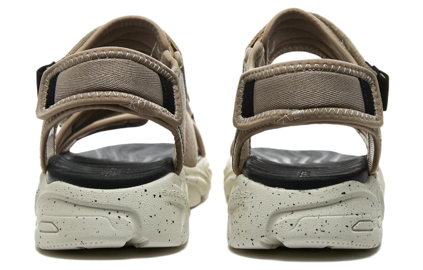 Пляжные сандалии Stamina Sandal мужские серо-коричневые/черные Skechers — фото 4