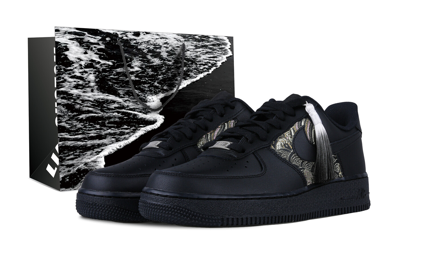 

Мужские кроссовки для скейтбординга Nike Air Force 1, Black