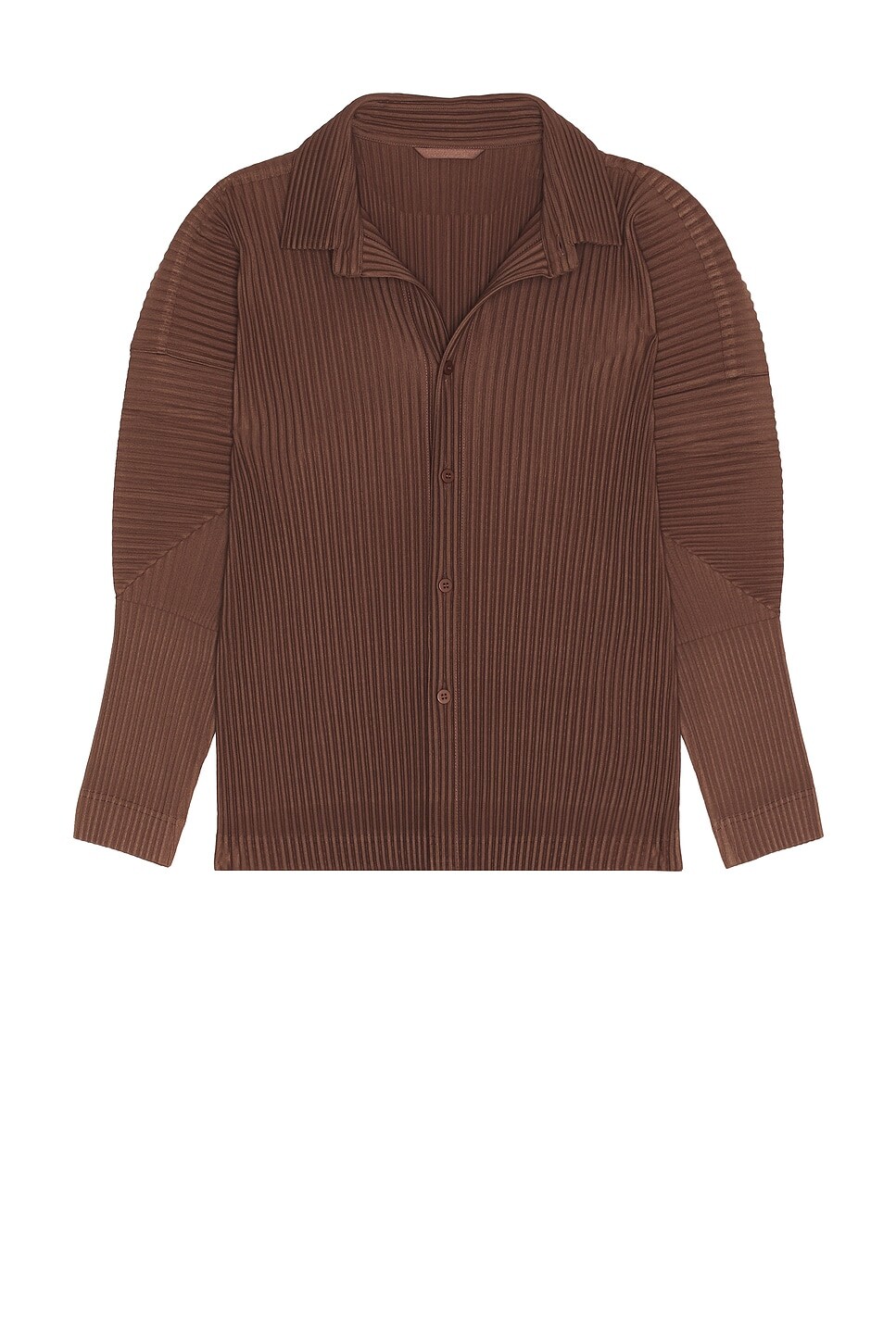 

Mc Ноябрьская рубашка Homme Plisse Issey Miyake, цвет Sepia Brown