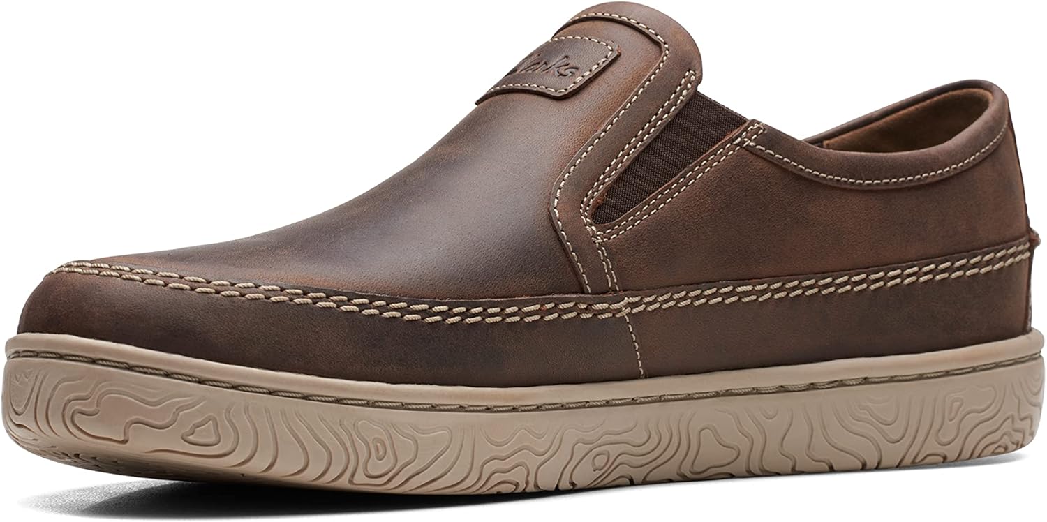 Мужские кроссовки Clarks Hodson Step, Beeswax Leather — фото 4