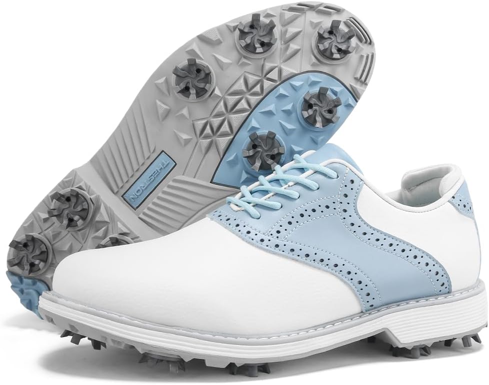 

Женские гольф-кроссовки THESTRON, профессиональные безшиповые спортивные кроссовки для гольфа, женская обувь для гольфа, прогулочные кроссовки для гольфа, синий