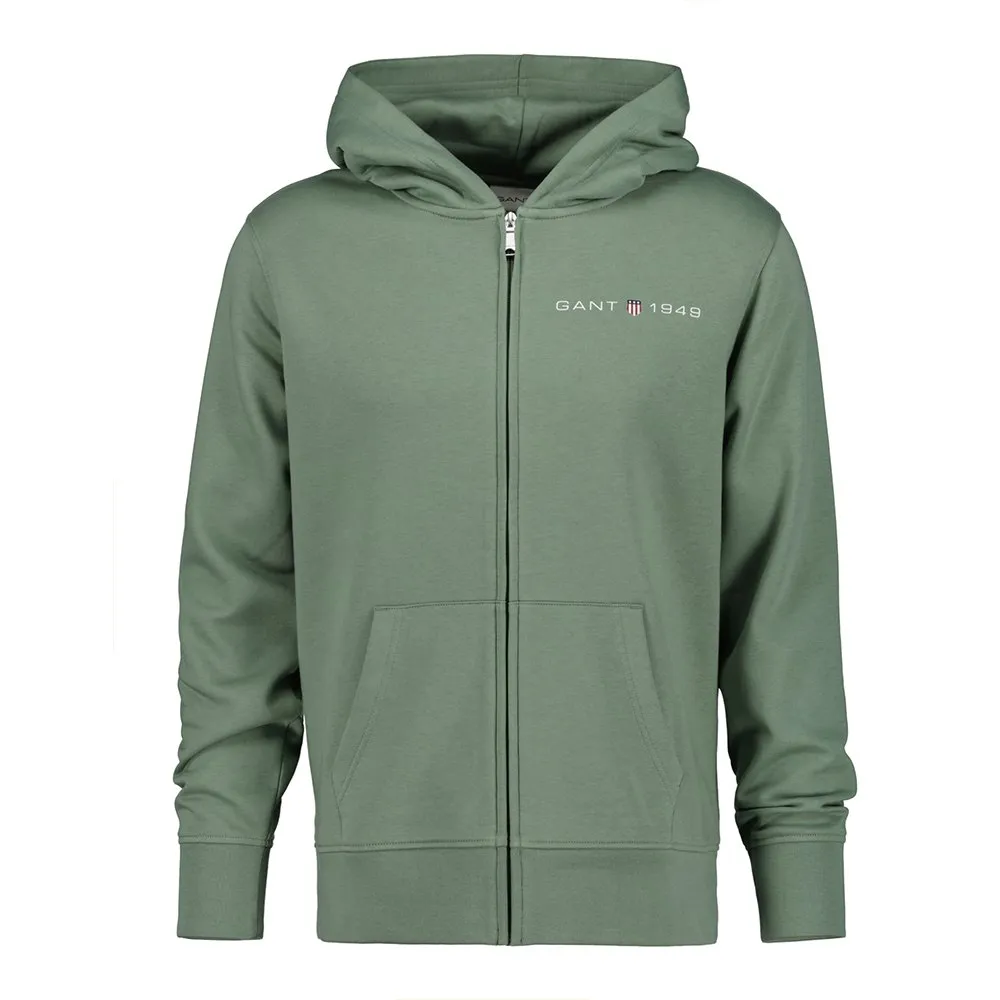 

Толстовка Gant Printed Graphic full zip, зеленый