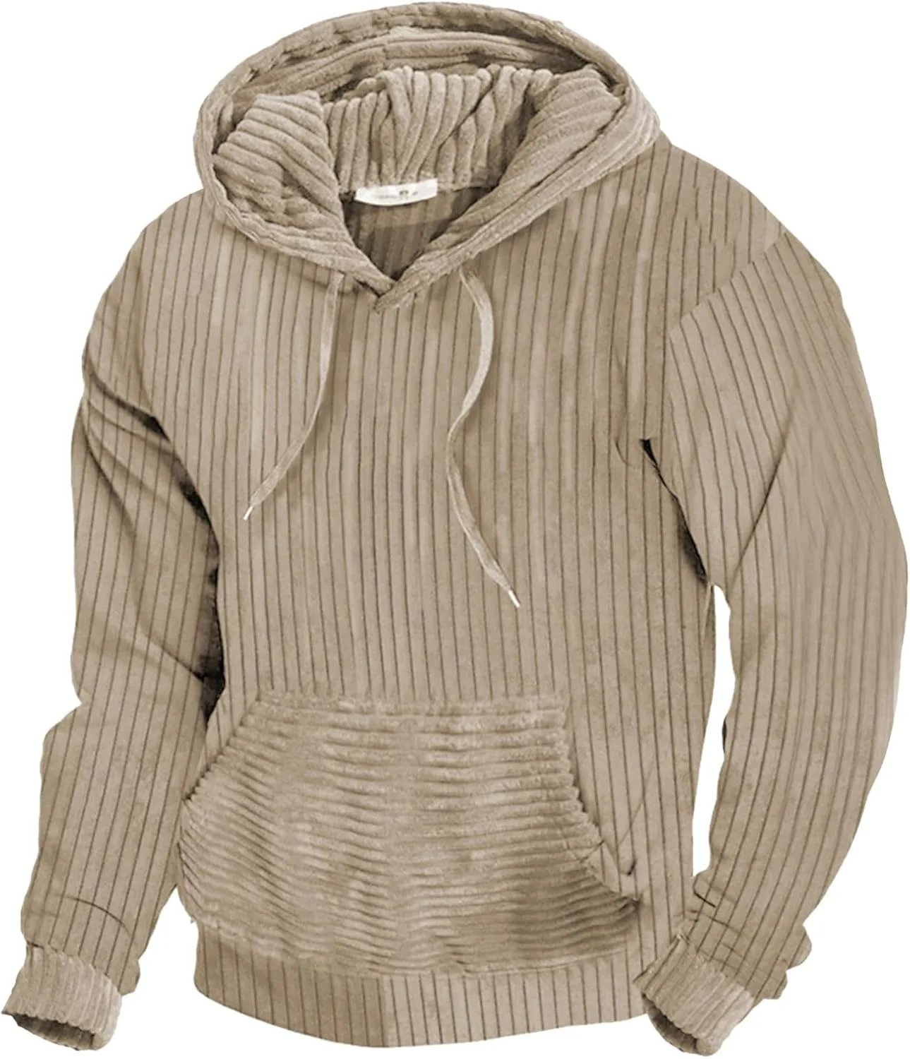 

Толстовка мужская Heavyweight Hoodie с капюшоном, длинный рукав, корд, зимняя, утепленная, оверсайз, с карманами QWENTMTNTY