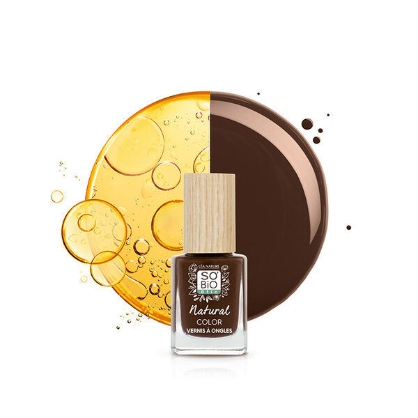 Лак для ногтей 75 brun chocolat, 11 мл So'Bio Etic Natural color, цвет 75 brun chocolat — фото 2