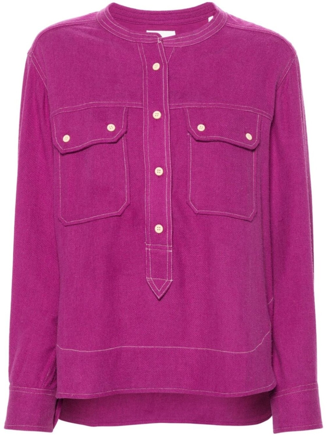 

Marant Étoile шелковая блузка Tecoyo, фиолетовый