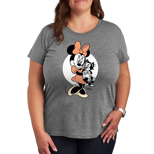 

Футболка с принтом Minnie & Figaro Plus Disney, Heather Gray