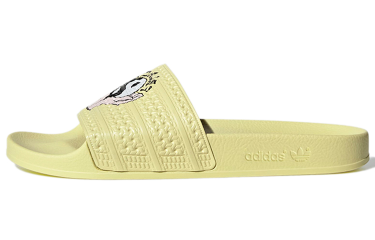 Кроссовки Adidas Adilette Palace Palaste светло-желтые Adidas Originals