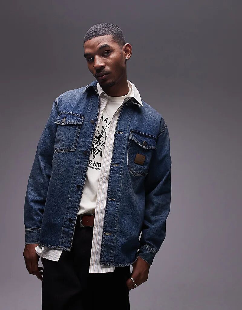

Куртка-рубашка lincoln в среднем состоянии Carhartt WIP