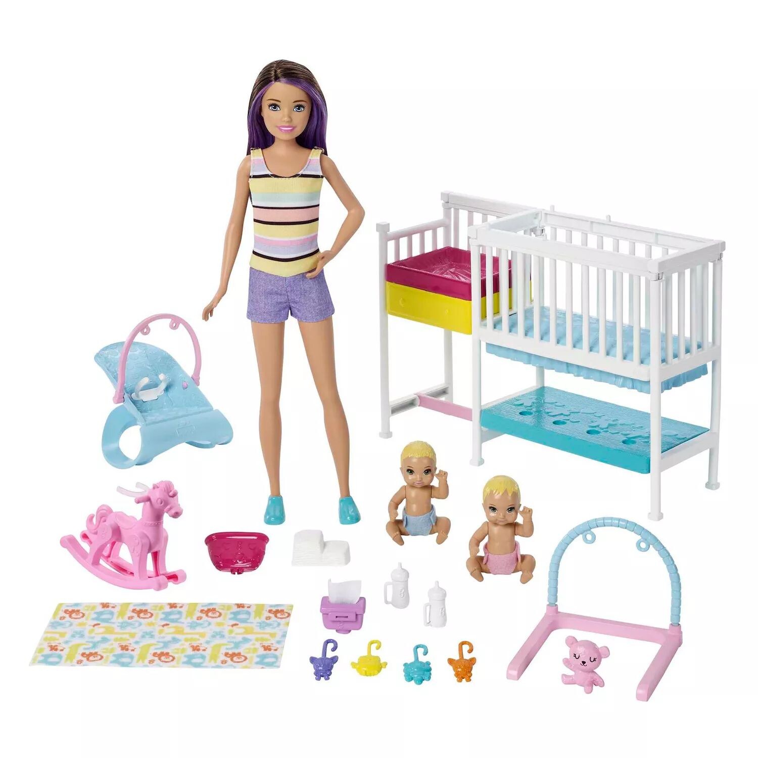 

Детские куклы и игровой набор Barbie Skipper Babysitters Inc. Nap ‘n’ Nurture Barbie