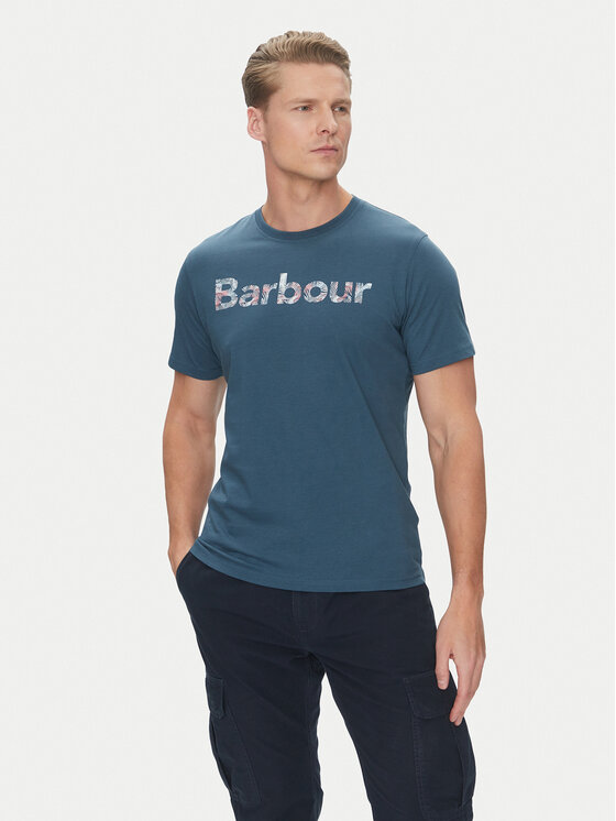 

Футболка обычного кроя Devon MTS1391BU18 Barbour, синий