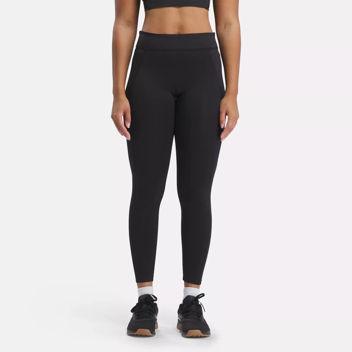 

Lux Леггинсы с контуром Reebok, черный