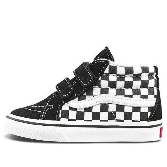 

Кроссовки sk8-mid reissue v 'checkerboard - black white' Vans, черный