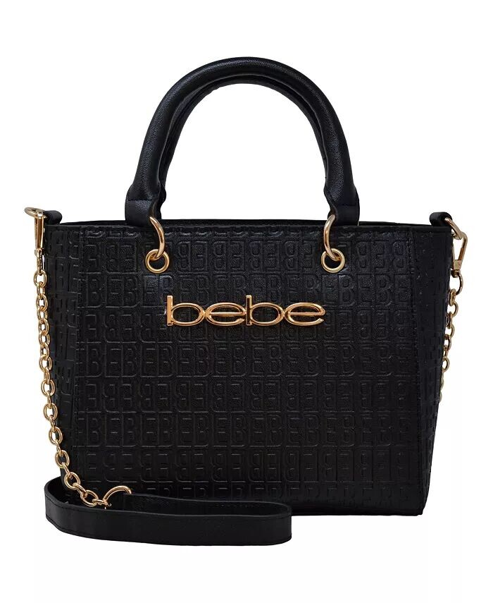 

Сумка через плечо Celia с тисненой верхней ручкой Bebe, черный