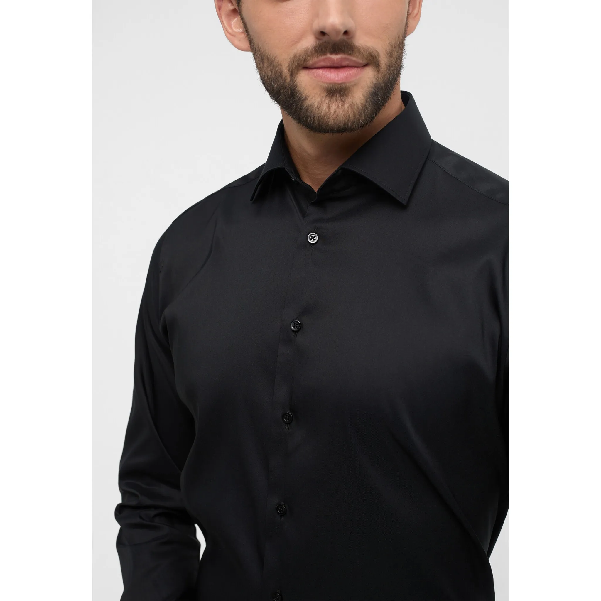 

Рубашка Eterna с длинными рукавами "MODERN FIT", черный