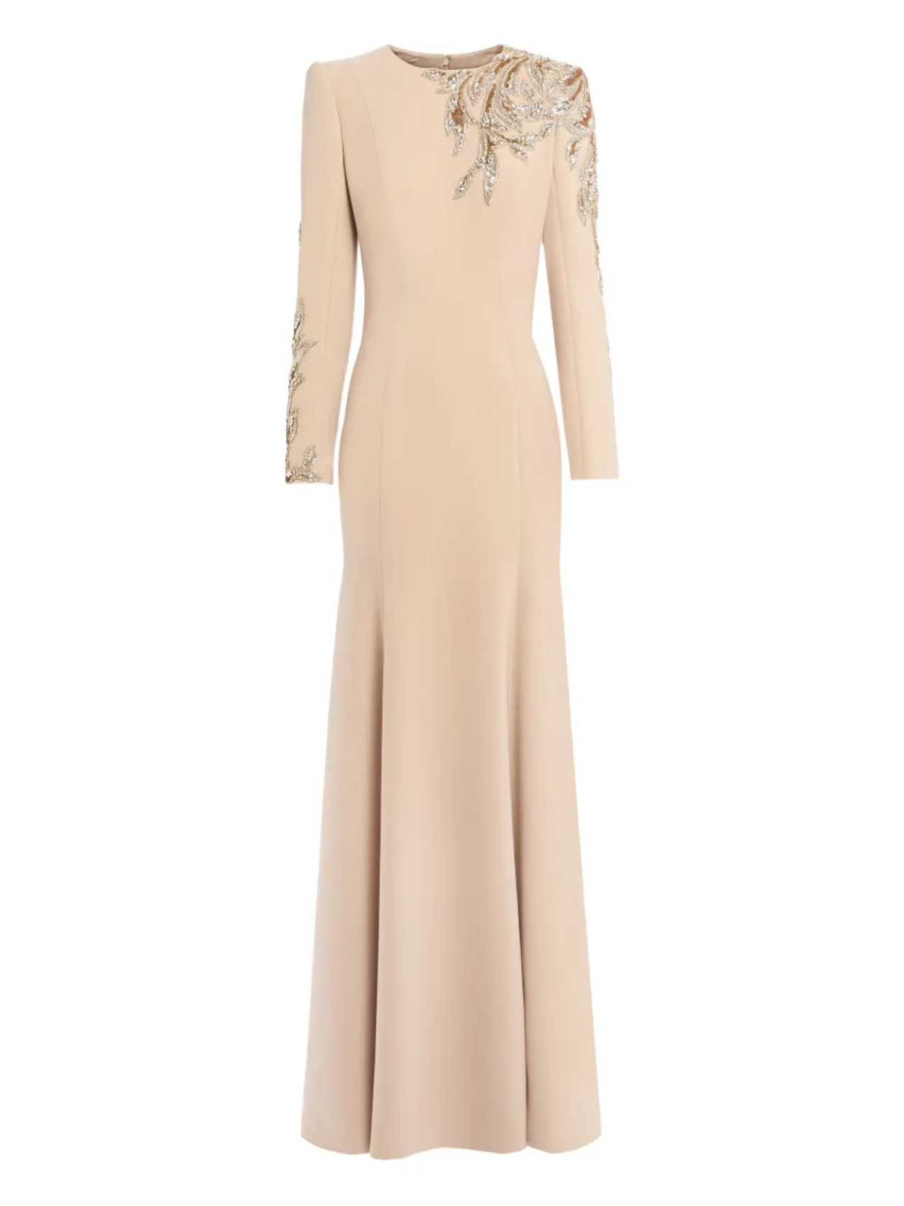 

Jenny Packham платье макси Honor с пайетками, нейтральный