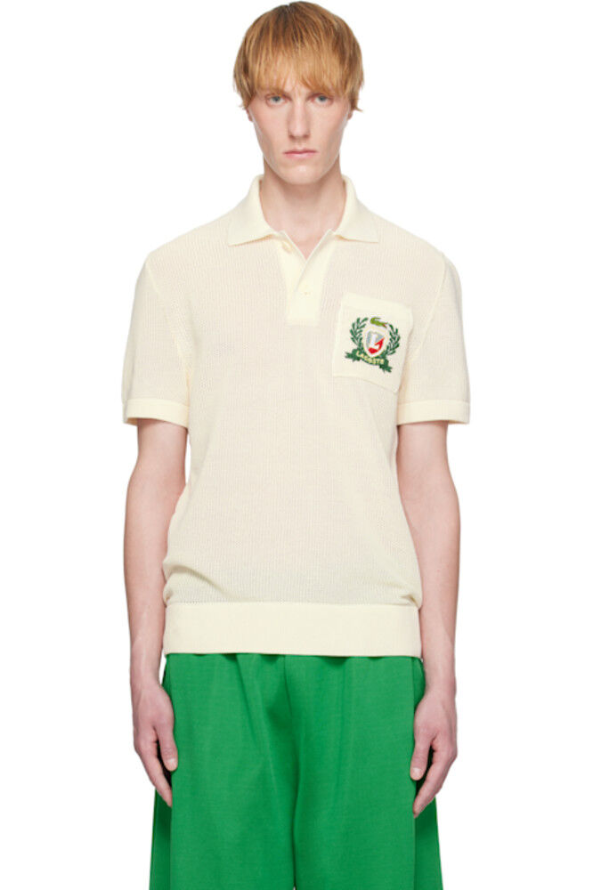 

Поло Off-White «Сделано во Франции» Lacoste