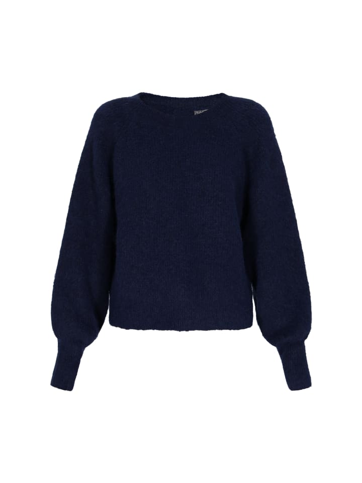 

Женский свитер темно-синего цвета DreiMaster Vintage