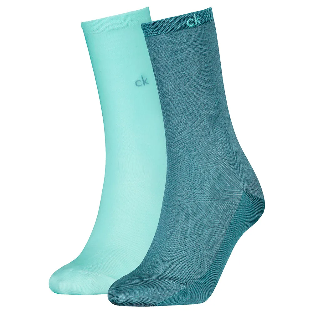 

Носки 2 шт Calvin Klein Mesh Squares, зеленый