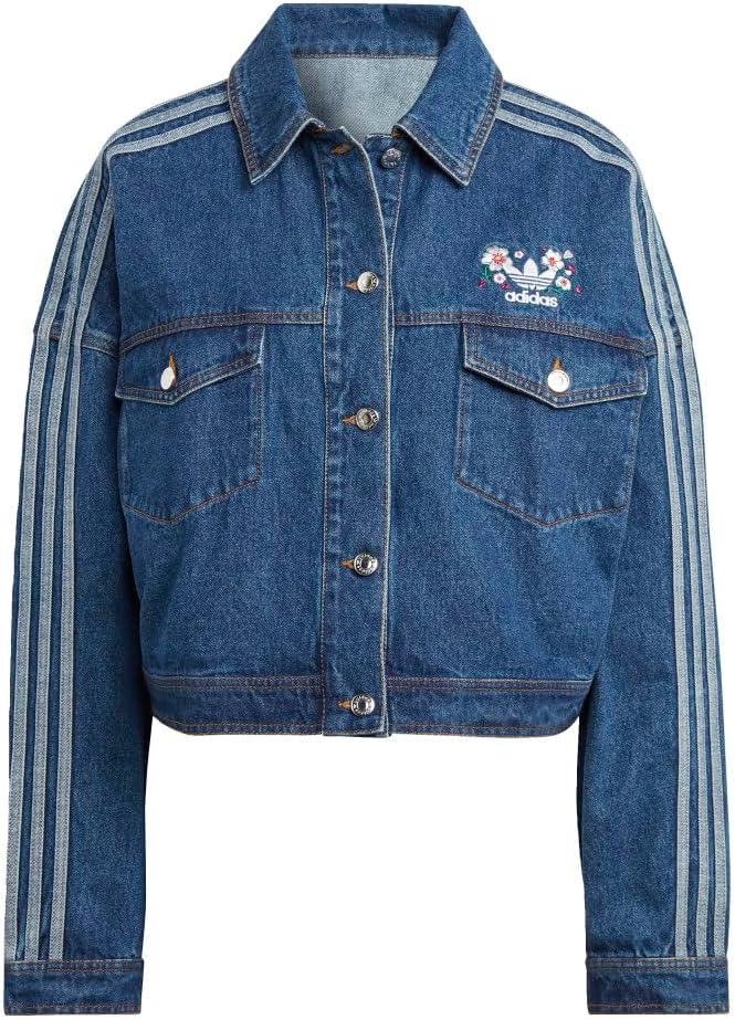 

Женская куртка Adidas джинсовая, синий