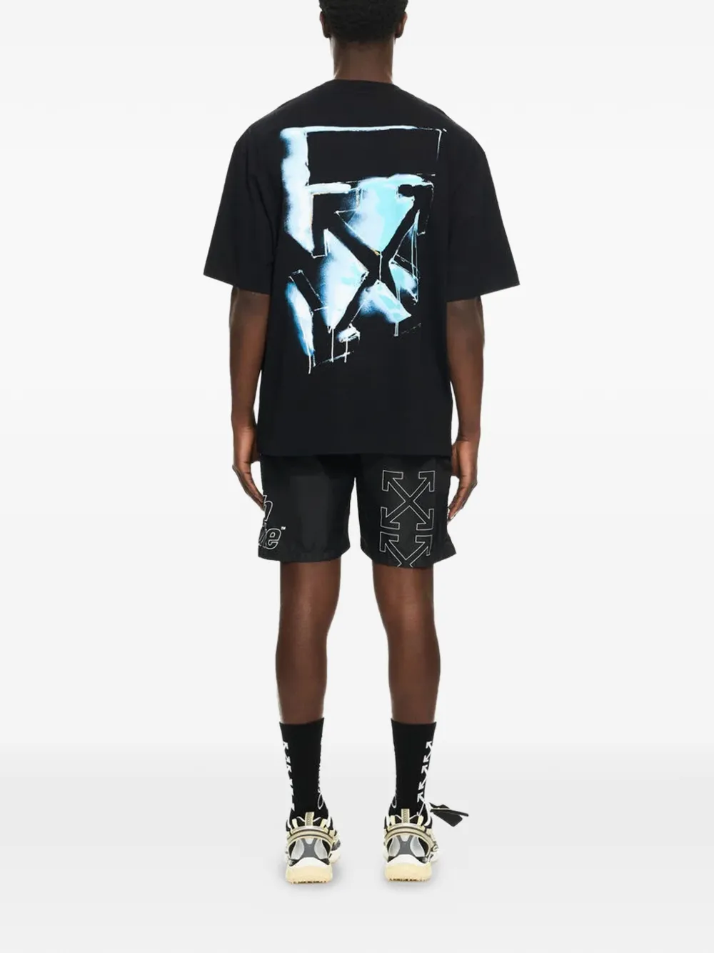 

Футболка с 3D-принтом в виде стрелы Off-White, черный