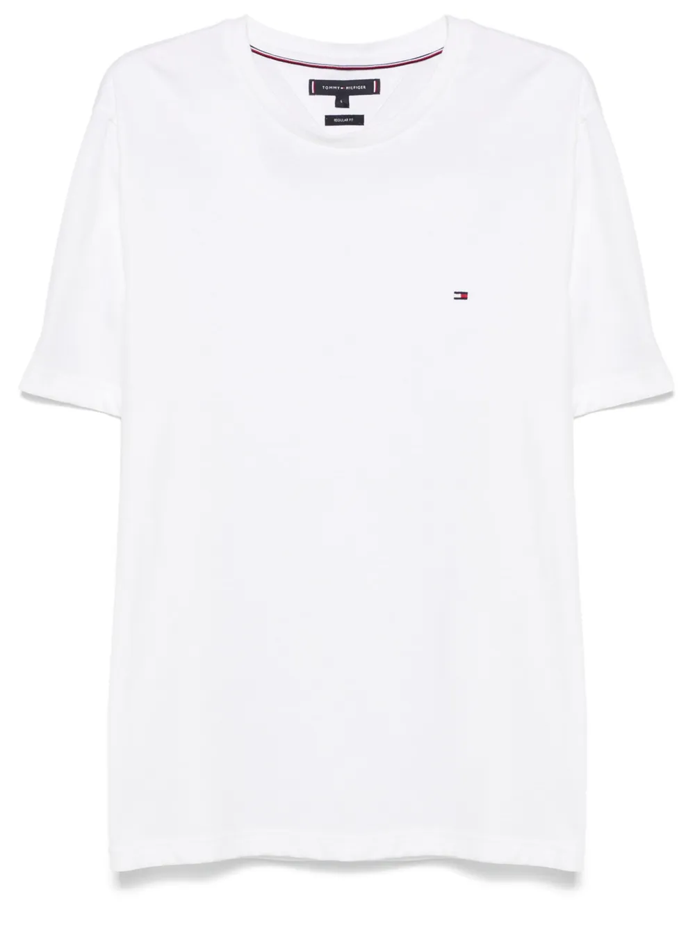 

Футболка с вышитым логотипом Tommy Hilfiger, белый