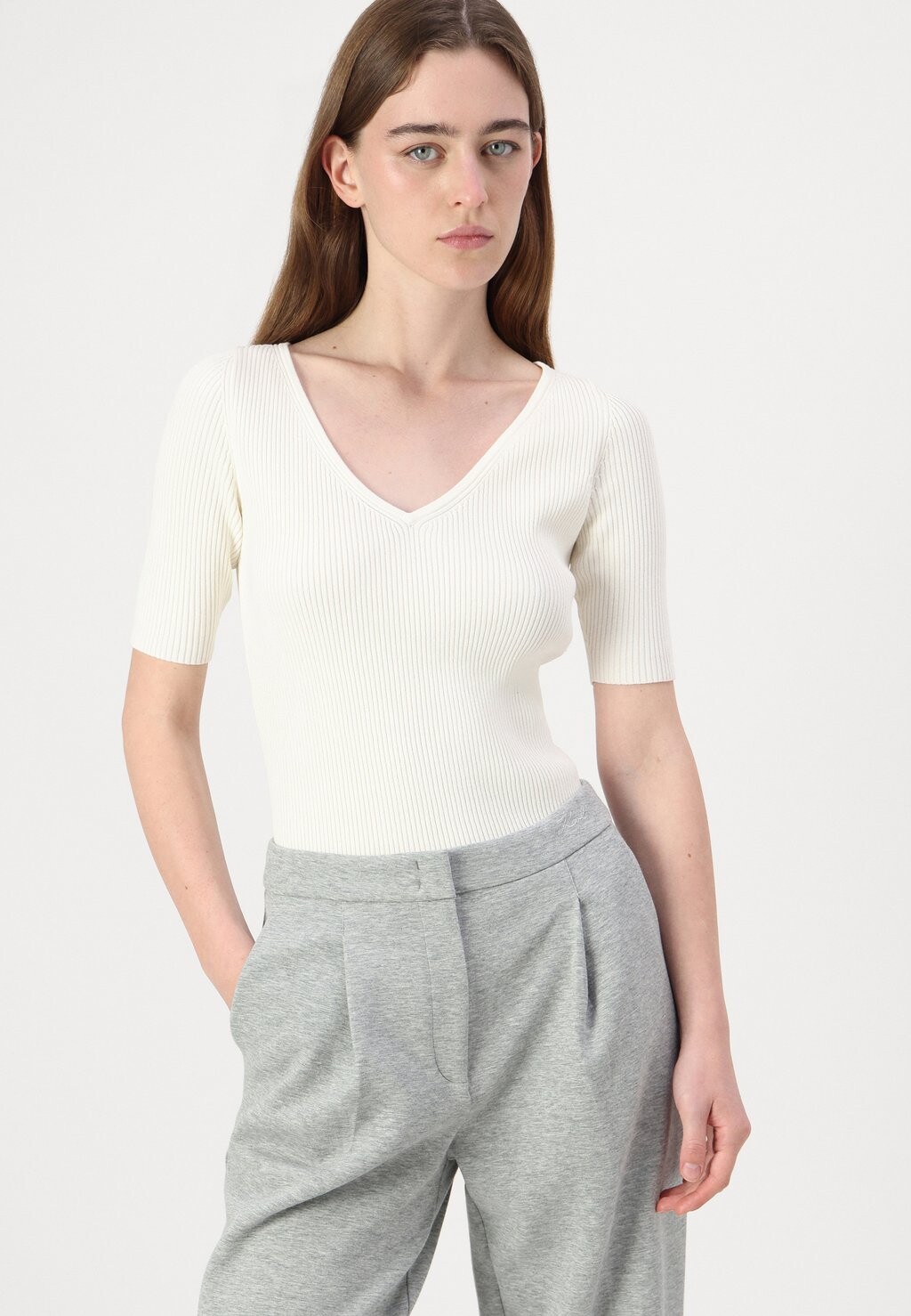 

Спортивные брюки DOUBLE SWEATPANTS KARL LAGERFELD, серый