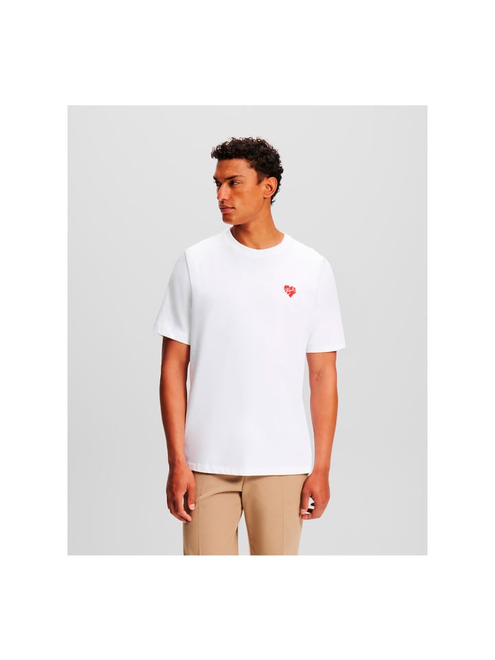 

Karl Lagerfeld Белая футболка, Белый, Karl Lagerfeld Белая футболка