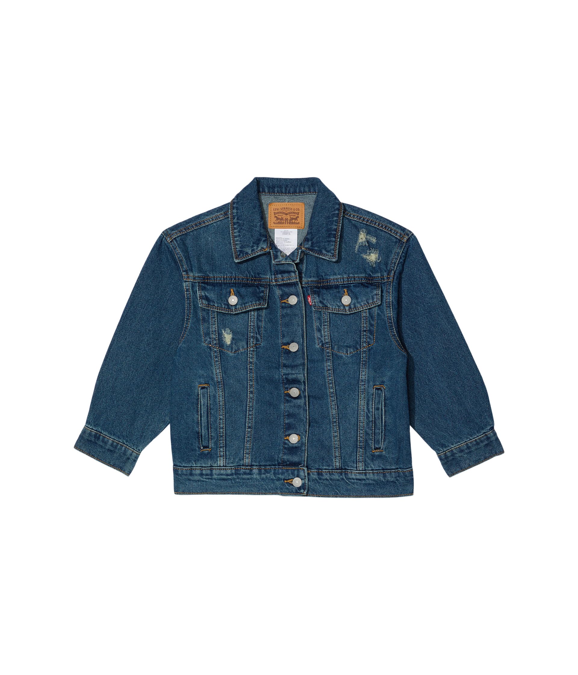 

Куртка Levi's Kids Oversized Trucker Jacket, цвет Ortega