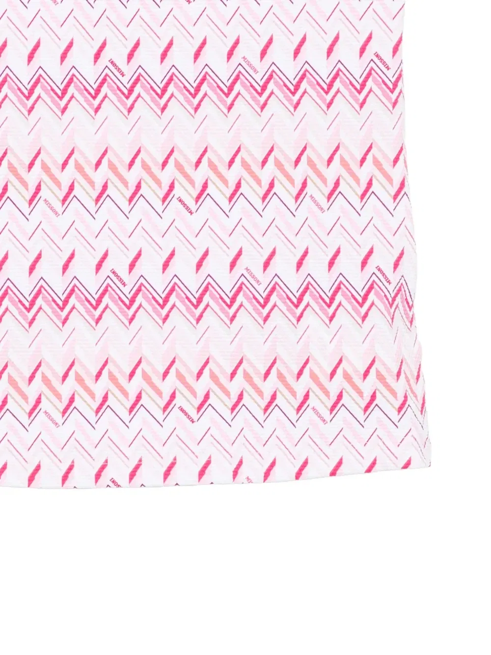 Топ с узором «шеврон» Missoni Kids, розовый — фото 3