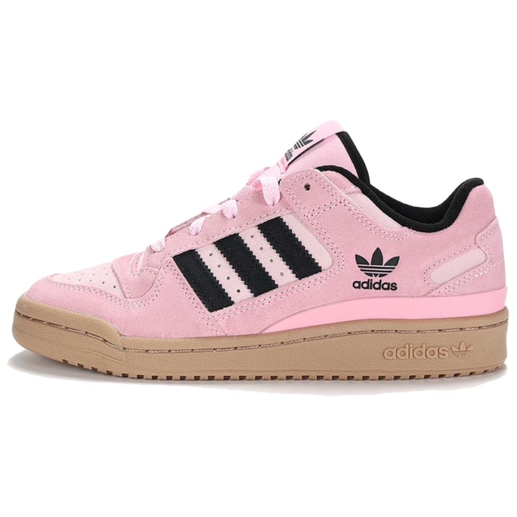 

Кроссовки adidas originals FORUM Skateboarding Shoes Women's Low-top Pink/Black/White, розовый