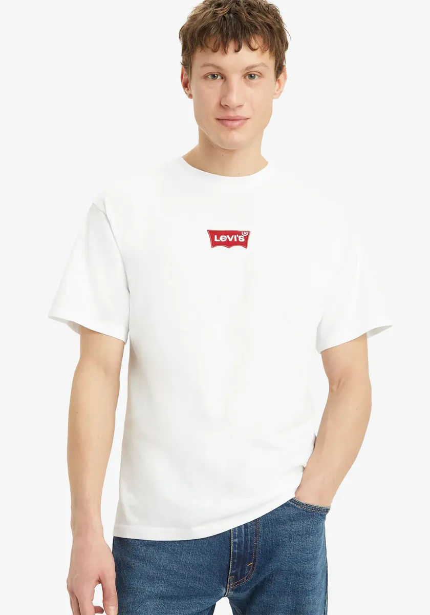 Футболка Levi's "SEVINTAGE" с нашивкой-логотипом на груди, белый — фото 2