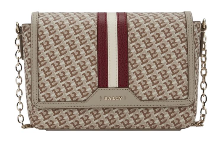 

BALLY Искусственная кожа маленькая квадратная сумка через плечо средняя женская сумка хаки