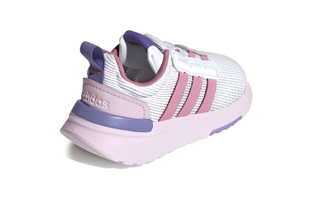 Кроссовки adidas neo Racer TR21 Toddler Shoes TD Low-top Pink/white, белый — фото 4