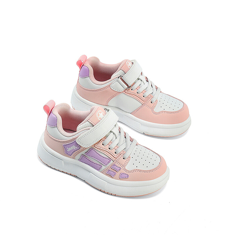 Детские кроссовки для скейтбординга Kids Low-top Purple Jeep, розовый — фото 3