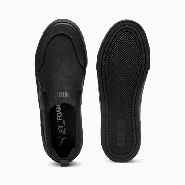 Мужские туфли без застежек Court Classic Vulcanized Puma, черный — фото 4