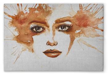 

Картина на холсте A.S. Création Watercolor Face 1 цвет grauorange