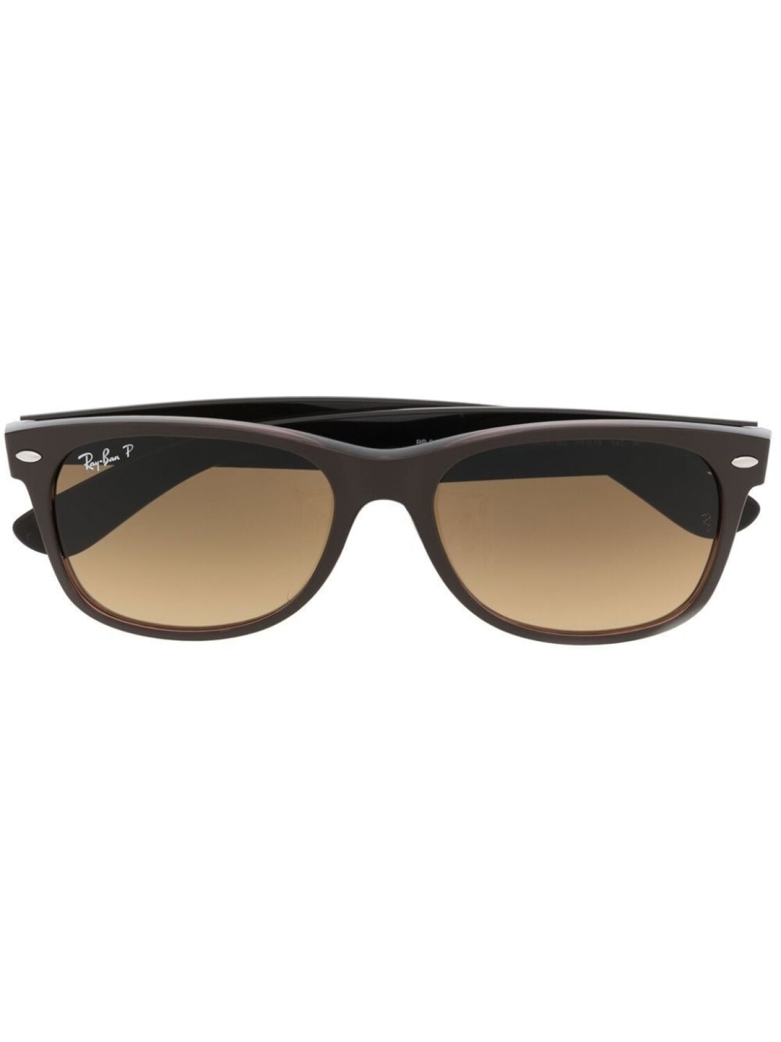 

Солнцезащитные очки с логотипом Ray-Ban, коричневый