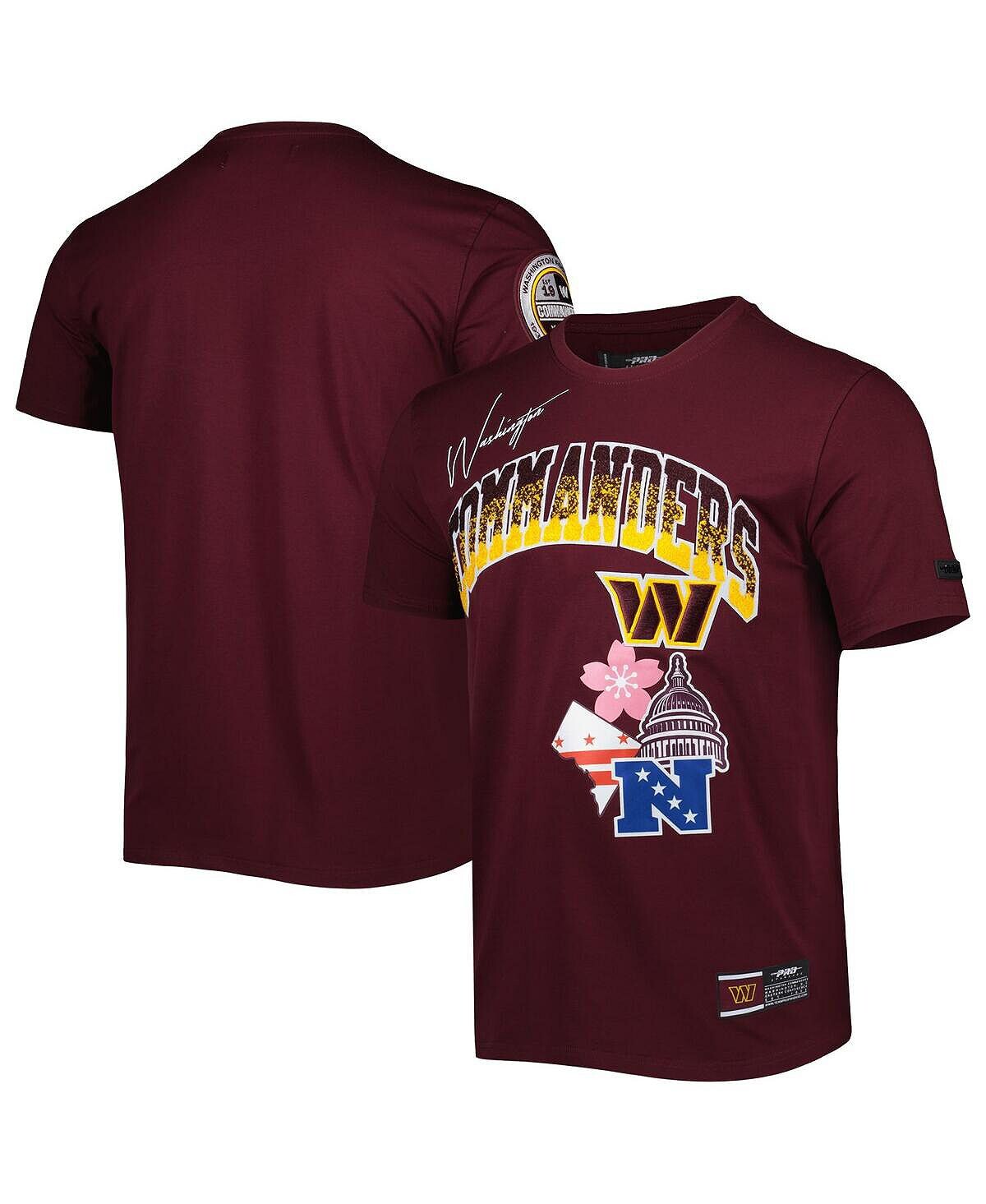 

Мужская бордовая футболка Washington Commanders Hometown Collection Pro Standard, Красный, Мужская бордовая футболка Washington Commanders Hometown Collection Pro Standard