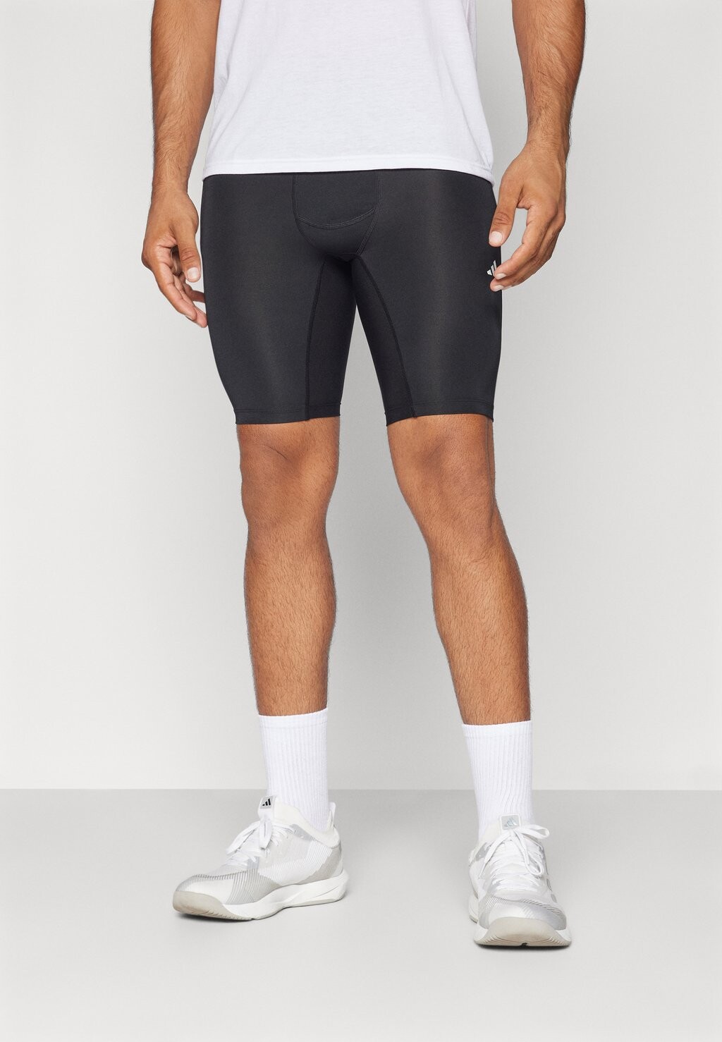 Леггинсы Techfit Short adidas Performance, черные — фото 3