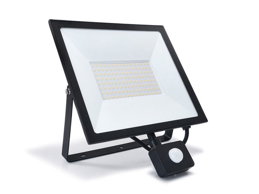

Лампа KOLORENO Tiga LED - 100Вт, нейтральный белый (4000К) - черный, 250х220х30мм